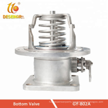 Stainless Steel 4 inch  Bottom Valve for Fuel Tanker Truck